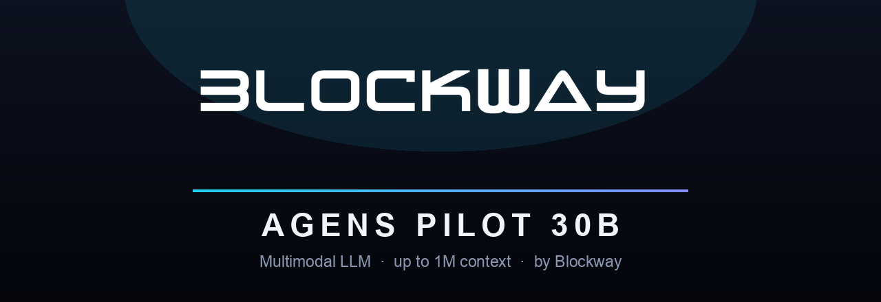 Agens Pilot 30B — by Blockway