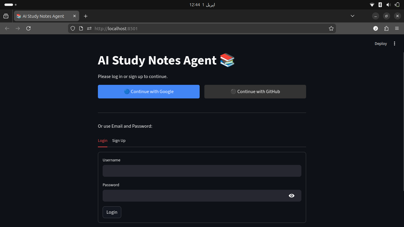 Login Page